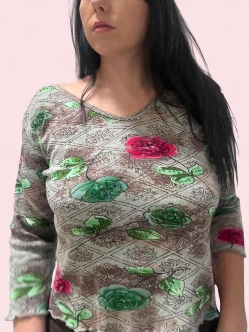 Vintage beaded top